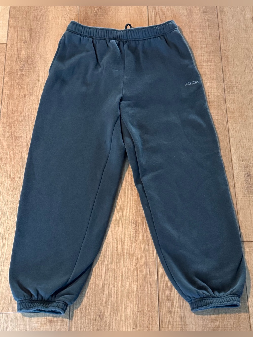 Aritzia Cozy Fleece Mega Sweatpants Blue Gray Oversized Joggers Small